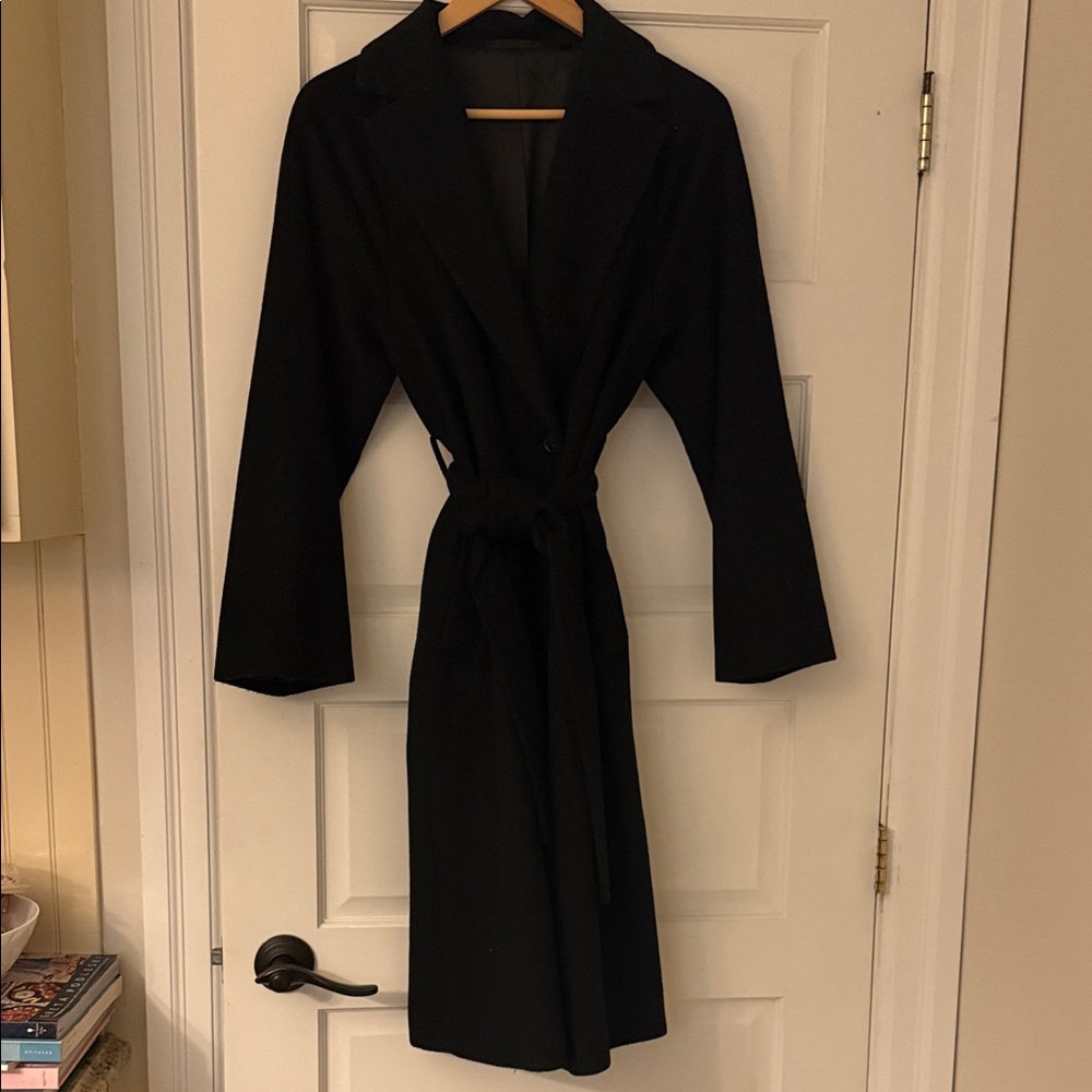 Uniqlo wool wrap coat